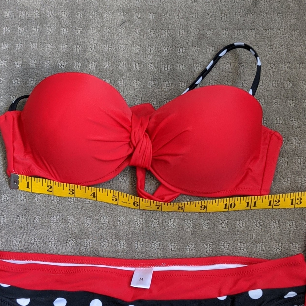 Sexy Two Piece Swimsuit With Padded Push Up Top - Picture 7 of 9